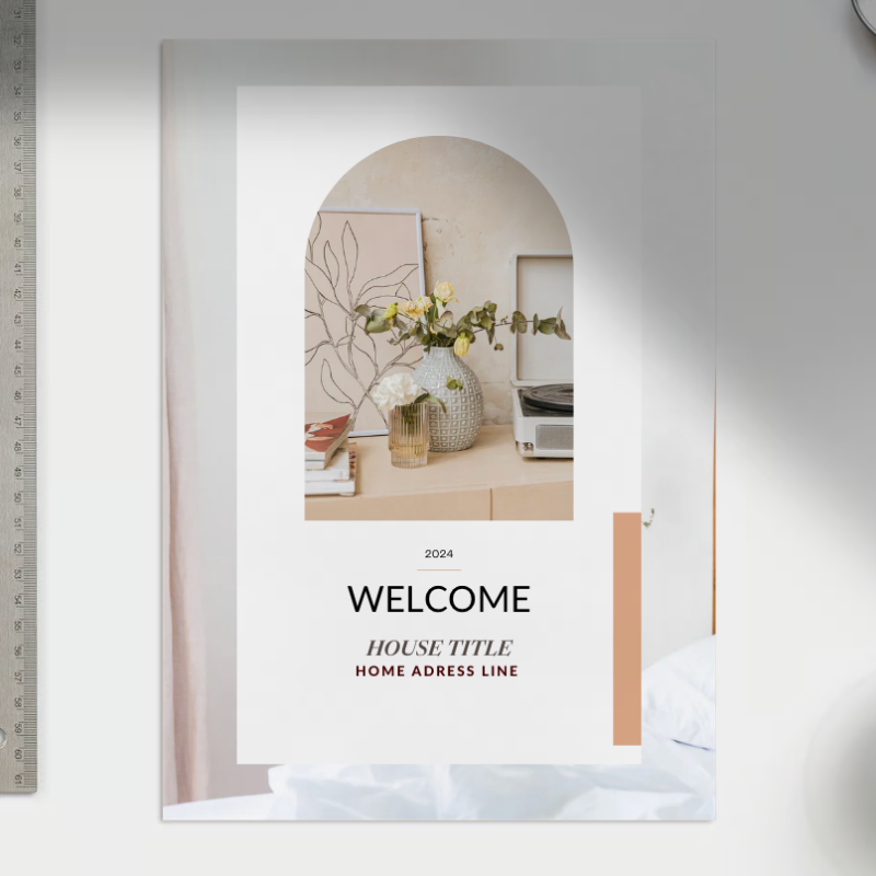 Welcome Book Template (35 Pages) - Digital File